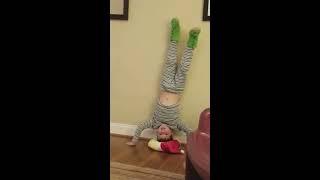 Insane kid farting on the wall and doing other tricks!  :)