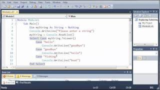 Visual Basic Tutorial - 25 - Select Case Else