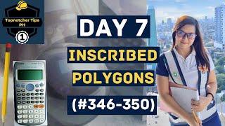 INSCRIBED POLYGONS| 1001 Solved Problems in Engineering Mathematics (DAY 7) #346-#350