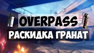 CS:GO | OVERPASS - РАСКИДКА + ДЕФОЛТЫ ЗА АТАКУ