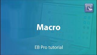 Weintek EasyBuilder Pro tutorial - 25.Macro - part1