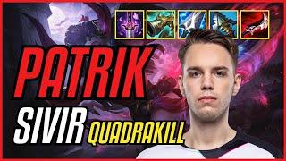 PATRIK - SIVIR vs APHELIOS ADC - EUW CHALLENGER - PATCH 11.10 PENTAKILL