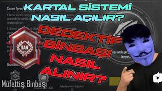 DEDEKTİF BİNBAŞI ÜNVANI NASIL ALINIR ? KARTAL SİSTEMİ NASIL AÇILIR | EN NADİR ÜNVAN  PUBG MOBİLE