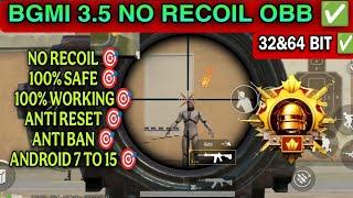 3.5 NO RECOIL OBB ️| BGMI 3.5 NO RECOIL CONFIG | BGMI 3.5 AIMBOT NO RECOIL OBB