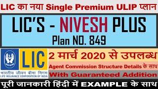 LIC New Ulip Plan |LIC Nivesh Plus Plan No. 849 (part one)|Share Market Plan in hindi.