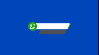 WhatsApp Lower Third [CALT015] Blue Screen| Creators Archive