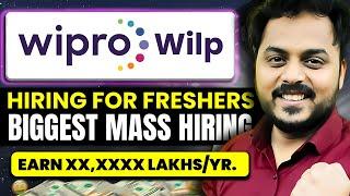 FINALLY Wipro Hiring for Freshers: 2024 & 2025 | Biggest Mass Hiring | Apply Now