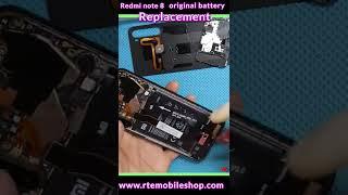 redmi note 8 original battery replacement  #shorts  #short  #redminote8   #mibattery