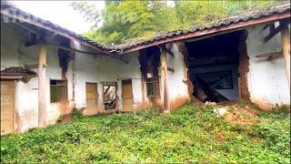 Grandma died ~ HOMELESS couple renovated their old house in the forest ~ SURVIVE  ~ CLEAN UP WEEDS