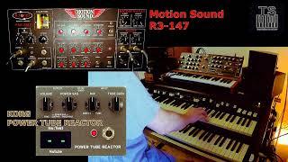 Rock Hammond Organ - POWER TUBE REACTOR & Motion Sound R3-147 @KorgOfficial