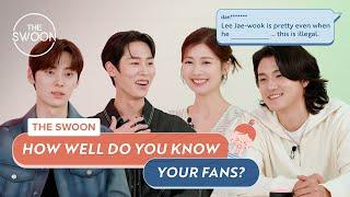 Lee Jae-wook, Jung So-min, Hwang Min-hyun, & Shin Seung-ho see how well they know the fans [ENG SUB]