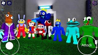 Playing as Everyone from DIGITAL CIRCUS Vs RAINBOW FRIENDS #roblox