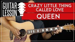 Crazy Little Thing Called Love Guitar Tutorial - Queen Guitar Lesson  |TABS + Easy Chords + Solo|