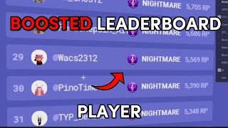 This Ranked Leaderboard Player is Boosted. **PROOF** - Roblox bedwars