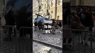 Top 5 things to do in New York