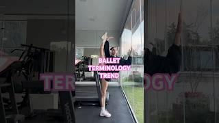 BALLET TERMINOLOGY TREND #ballerina#ballet#trend#challenge#guestartist#travel#gym#athlete#workout