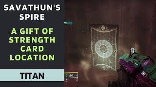 A Gift of Strength minor Arcana whisper card location to enter Imbaru Engine - Destiny 2