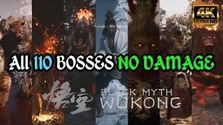 Black Myth: Wukong | All 110 Bosses & All 3 Endings (NO DAMAGE) [4K]