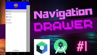 Navigation Drawer In Android Studio Jetpack Compose | Navigation Drawer Jetpack Compose | #1