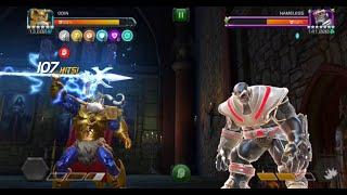 [MCOC] 6* Rank 2 Odin gives 1 fuk vs EOP Thanos and asks Herc for help.