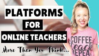 5 Platforms to Teach Self Made Classes I ALTERNATIVES TO OUTSCHOOL