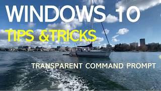 Windows : Transparent Command Prompt