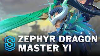 Zephyr Dragon Yi Wild Rift Skin Spotlight