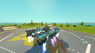 Scrap Mechanic Hover tank Research chassis (No Suspension glitch, No mod)