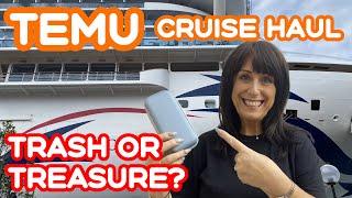 Cruise Temu Haul Review - Review of Our Temu Haul For a Cruise Holiday