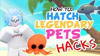 HOW TO HATCH A LEGENDARY PET in Adopt Me! Testing VIRAL TIKTOK HACKS in Adopt Me
