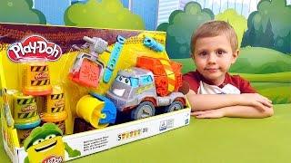 Бетономешалка MAX - Игровой набор Play Doh. MAX the Cement Mixer. Даник и пластилин Плей До