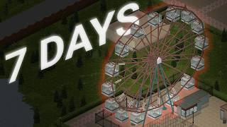 I Survived 7 Days in a Theme Park in Project Zomboid
