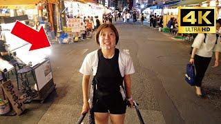 A cute Japanese girl Mii-chan guided me around Asakusa at night by rickshaw | Tokyo
