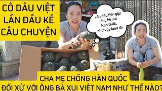 223  DÂU VIỆT LẦN ĐẦU KỂ VỀ CÁCH CHA MẸ CHỒNG HÀN QUỐC ĐỐI XỬ VỚI ÔNG BÀ XUI VIỆT NAM.