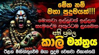 "අද දවස අති විශේෂයි!!!  ඔයා කරන ප්‍රාර්ථනාව ඊළග තප්පරේම ඉෂ්ඨ වෙනවා..."⭐  Mha Kali Mantra ⭐