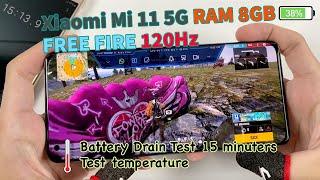 Xiaomi Mi 11 5G FREE FIRE Gamplay | Snapdragon 888 5G, 8GB RAM