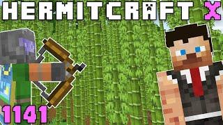 Hermitcraft X 1141 Shooting The New Guy!