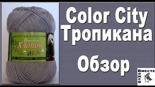 Пряжа Color City Тропикана. Хлопок + бамбук. Обзор и отзыв на пряжу для вязания.