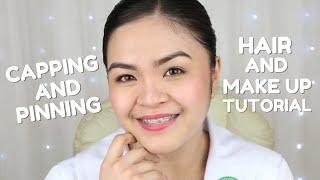 CAPPING AND PINNING CEREMONY MAKE-UP LOOK FOR NURSING STUDENT (HOW TO MAKE A PERFECT BUN)