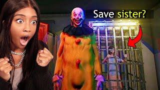 My Sister got KIDNAPED by a CREEPY LOOKING CLOWN!! | The Kidnap FULL GAME (Chilla's Art)