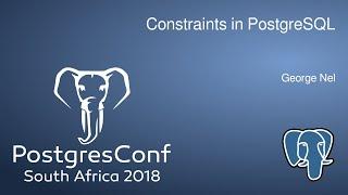 Constraints in PostgreSQL