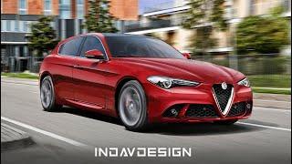 Alfa Romeo Giulietta 2019 render - Layer by layer - Indav Design