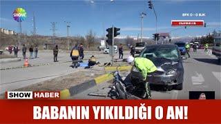 Babanın yıkıldığı o an!