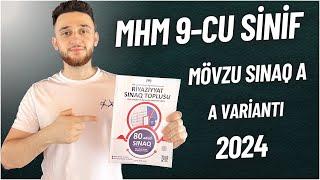  2024 Buraxılış İmtahanına Hazırlıq | (9-cu sinif) | Mövzu sınaq 4 (A)