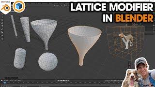 Using the LATTICE MODIFIER in Blender!