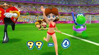 Mario & Sonic at the London 2012 Olympic Games Football Daisy, Yoshi, Donkey Kong, Dr Eggman