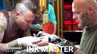 'Who Picked The Strawberry?' Cleen vs Christian Face-Off | Ink Master: Grudge Match (Season 11)