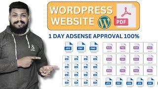 Wordpress PDf Website Banaye 2025 | Advance PDF Website Banaye 2025 | Tool Website wordpress 2024