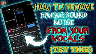 Bandlab Tutorial: How to Remove BackgroundNoise Using Denoise in Bandlab