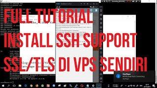 Full Tutorial Install Stunnel dan Dropbear di VPS  SSH Over SSL TLS untuk KPN Tunnel Revolution